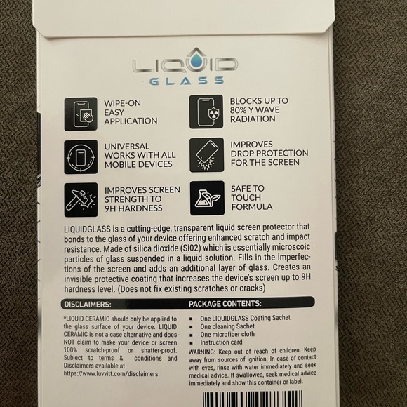 Liquid Glass Screen Protector for Phones, Tablets and Smart Watches Brand New - Picture 3 of 5